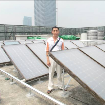 Solar photovoltaic, photothermal integration system of Shenzhen Aerospace Building