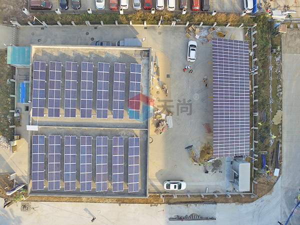 Guangzhou Huadu solar photovoltaic energy storage charging pile system